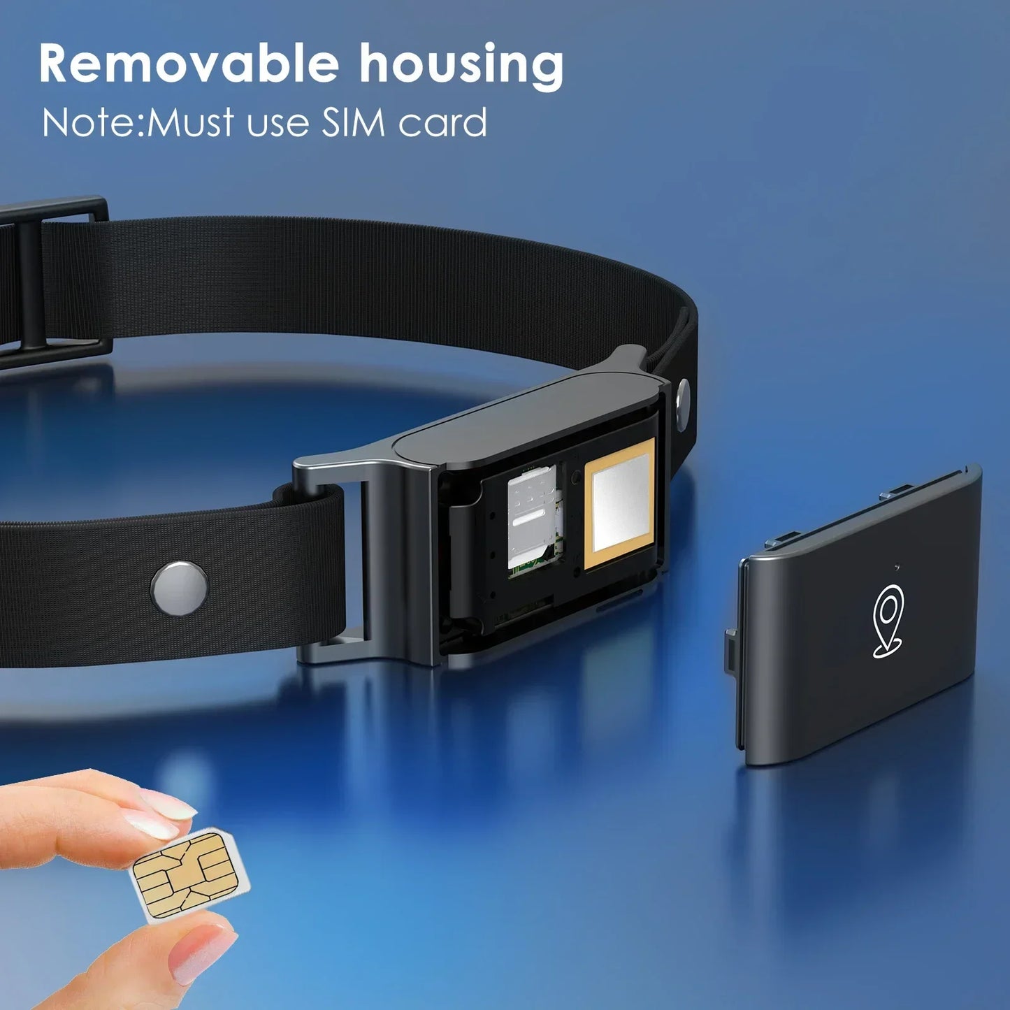 GPS Collar rastreador Anti-Pérdida