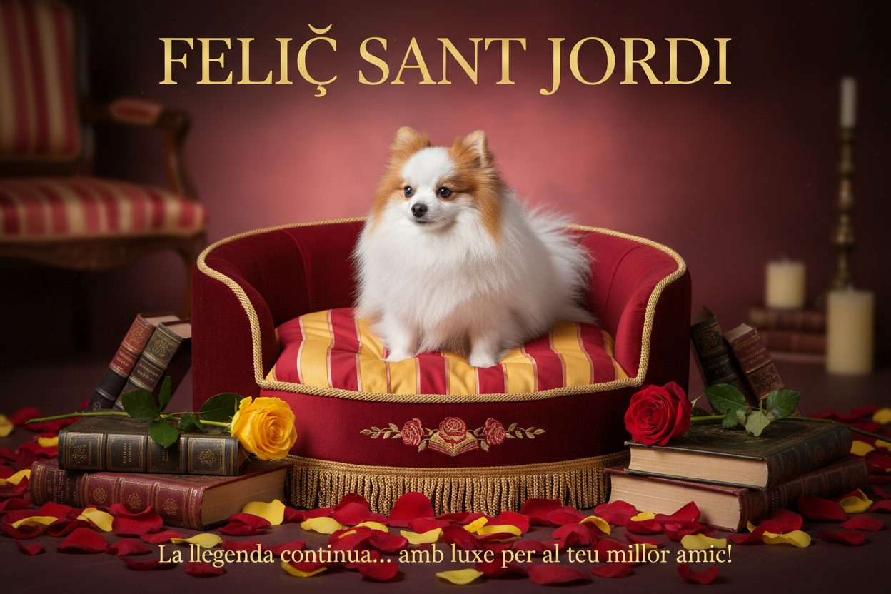 Banner Sant Jordi - Cama Personalizada